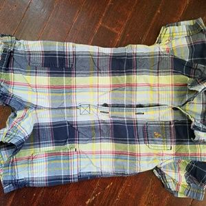 GAP romper, like new, plaid shorty one piece